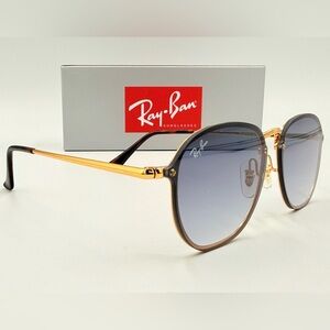 Ray-Ban Men’s Blaze Sunglasses RB4292 58mm Arista Gold w/ Gradient Blue Lens